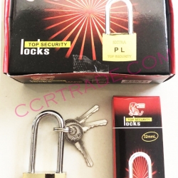 กุญแจทอง 32 มิล+ลูกกุญแจ คอยาวกล่อง 15 ซม.