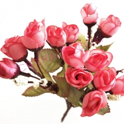 ดอกกุหลาบวินเทจ 15 ดอก คละสี 25 ซม.