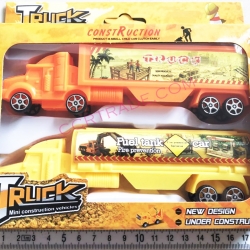 รถบรรทุกสีสด 2 ชิ้นกล่อง 18 ซม.