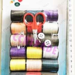 ชุดกรรไกร+ด้าย 18 หลอดแผง 20.5 ซม.