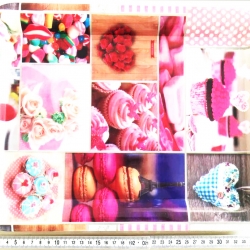 ถาดพลาสติกลายใหม่ (สี่เหลี่ยม) 27x37 ซม.