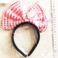 คาดผมโบว์มินนี่จัมโบ้ 19x23 ซม.