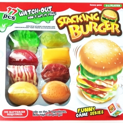 เกมส์แฮมเบอเกอร์ทาวเวอร์กล่อง 29 ซม. (1x3)