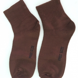 ถุงเท้านักเรียน น้ำตาล (Free size)