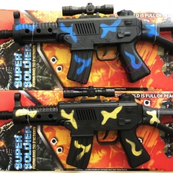 ปืน M16 ลายพราง มีเสียงแผงจัมโบ้ 52 ซม. (1x6)