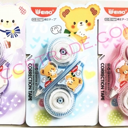 เทปลบคำผิดการ์ตูน35 ม. 2 ชิ้นแผง 18 ซม.