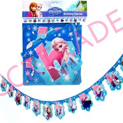 ป้ายธงวันเกิด เจ้าหญิงโฟรเซ่น 2.4 เมตร(ลิขสิทธิ์แท้)