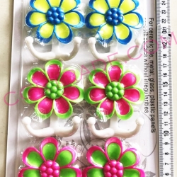 ขอแขวนดอกไม้ 6 ชิ้นแผงใหญ่ 31.5 ซม.