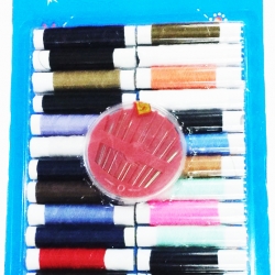 ชุดเข็ม+ด้าย 24 ชิ้นแผงใหญ่ 24 ซม.