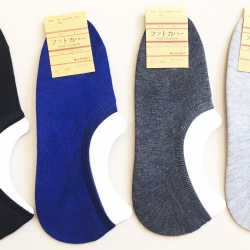 ถุงเท้าชาย สไตล์ Muji มีซิลิโคนกันกัด