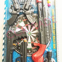 ปืนลูกซอง+ปืนสั้น 4 ชิ้นแผงยักษ์ 30x67 ซม.(1x3)