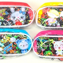 ยางสีสดกระเป๋าการ์ตูนใหญ่ 20.5 ซม.