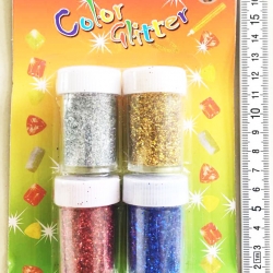 กากเพชรกระปุก 4 ชิ้นแผง 19 ซม.