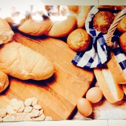 แผ่นปูโต๊ะพลาสติก 2 หน้า ขนาด 58x98 ซม.