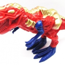 ไดโนเสาร์สีสด มีไฟ 19 ซม.