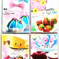 กระจกพับลายขนมหวาน (B67) 10x14 ซม.