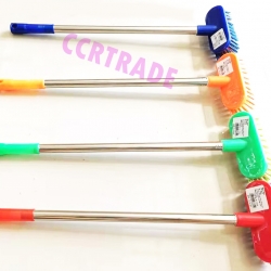 แปรงขัดพื้นสีสด ด้ามสแตนเลส 49 ซม.