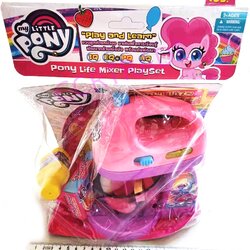 เซ็ททำขนมโพนี่+โถปั่นใหญ่ถุง PVC 22x29.5 ซม.(ลิขสิทธิ์แท้)(1x3)