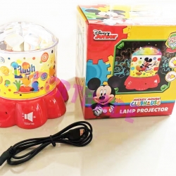 โคมไฟฉายภาพมิ๊กกี้เม้าส์ มีเพลง มีไฟ(ลิขสิทธิ์แท้) ขนาด 13.5 ซม.(1x3)