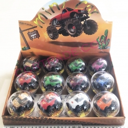 บอลรถบิ๊กฟุตสีสด มีลานกล่อง 33 ซม.