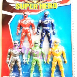 หุ่นเรนเจอร์สีสดใหญ่ 5 ชิ้นแผง 31 ซม.