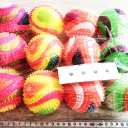 บอลเด้งสีสะท้อน มีไฟ 7 ซม. (มีมอก.)