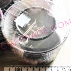 คลิปดำใหญ่ 41 มิล 6 ชิ้นกระปุก 9.5 ซม.