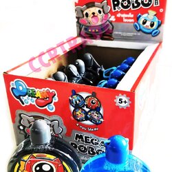 เป่าฟองใสเมก้าโรบอทกล่อง 10.5 ซม.(ลิขสิทธิ์แท้)