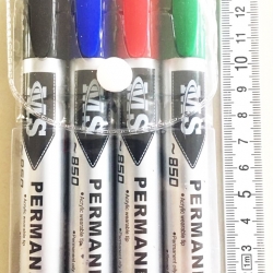 ปากกาเคมี 4 แท่ง 14 ซม.