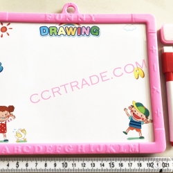 กระดานไวท์บอร์ด+กระดานดำ 2 หน้า 16x20.5 ซม.