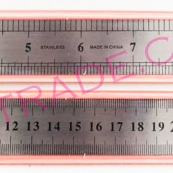 ไม้บรรทัดเหล็ก 2 หน้า(ซม./นิ้ว) 30 ซม.