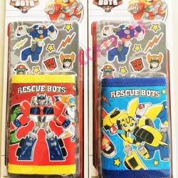 กระเป๋าเงินทรานฟอร์เมอร์+สติ๊กเกอร์แผงรุ่นใหม่ 26.5 ซม.(ลิขสิทธิ์แท้)