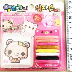 พวงกุญแจครอสติสกล่อง 28.5 ซม. (1x16)