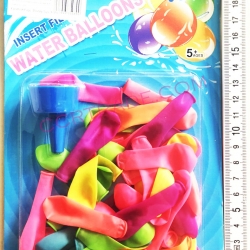 ลูกโป่งน้ำ 40 ลูก+หัวก็อกแผงครอบ 21 ซม.(มี มอก.)