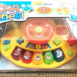 พวงมาลัยดนตรี มีเสียง มีไฟ กล่อง 38 ซม.(1x2)