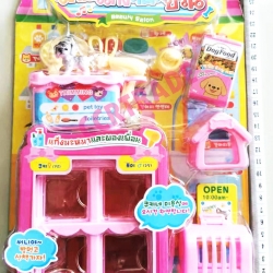 เซ็ทร้านสัตว์เลี้ยง+อุปกรณ์แผงครอบ 20x28 ซม.(1x3)