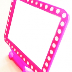 กระจกขอบเพชรเหลี่ยม 20.5x26.5 ซม.