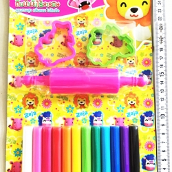 ดินน้ำมันซาจา 12 สี+อุปกรณ์แผงใหญ่ 28 ซม.(มีมอก.)