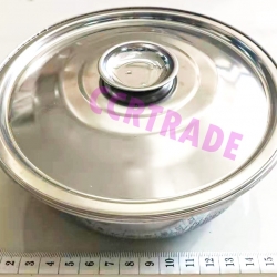 ชามสแตนเลส มีฝาปิด 17 ซม.