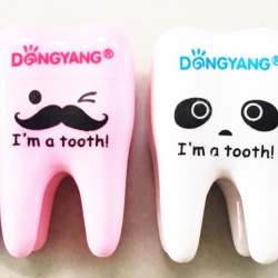 กบเหลาดินสอสีสด ลายฟัน 80 ชิ้น