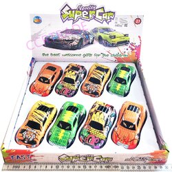 รถเหล็กกราฟฟิค มีลานกล่อง 5.5x10 ซม.(1x8)