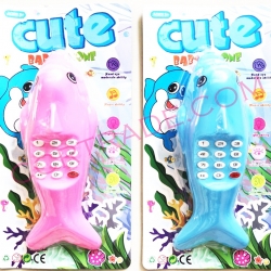 โทรศัพท์โลมาแผง มีเสียง มีไฟ 21.5 ซม.