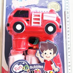 ปืนเป่าฟองรถดับเพลิง มีเพลง มีไฟแผง 19x28.5 ซม.(1x3)