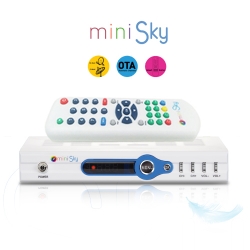 กล่องรับสัญญาณดาวเทียม GMM MINI SKY