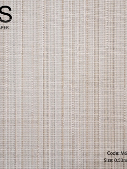 วอลเปเปอร์พื้นเรียบสีครีมเนื้อมีเทกเจอร์เส้น M6-D05