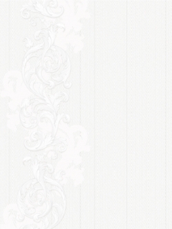 วอลเปเปอร์ลายทางหลุยส์สีขาวเงิน MUT-D45W