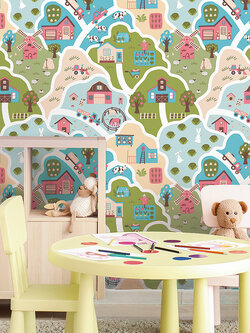 วอลเปเปอร์ห้องเด็ก Country Road No.DW-C50W