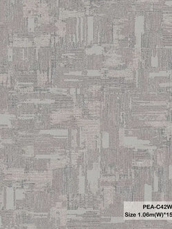 วอลเปเปอร์สไตล์โมเดิร์น สีเทา PEA-C42W