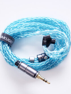 Hakugei Aquamarine สายอัพเกรดหูฟังทองแดง OCC ชุบเงินถัก Litz ระดับเทพ ทำด้วยมือทุกขั้นตอน ประกันศูนย์ไทย [Drizzy Exclusive]