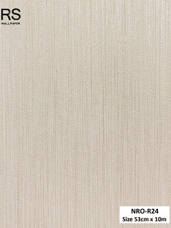 วอลเปเปอร์ สีน้ำตาลอ่อน มีกลิตเตอร์สีเงิน NRO-R24